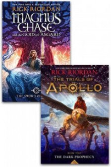 Rick Riordon Deluxe 2 Books Collection Set Magnus Chase And The Gods Of Asgard - The Trials Of Apo..