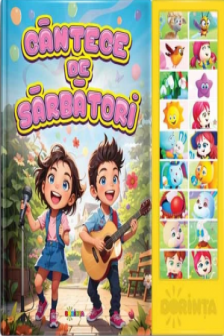 Cantece de sarbatori  Carte cu sunete