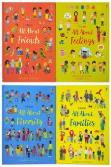 Usborne All About Feelings Friends and Families My First Books 4 Book Set