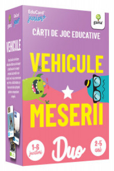 Vehicule - Meserii. Carti de joc educative