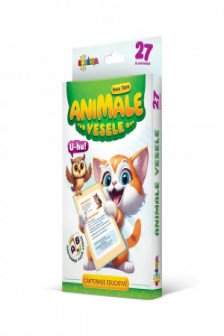 27 de cartonase educative.Animale vesele