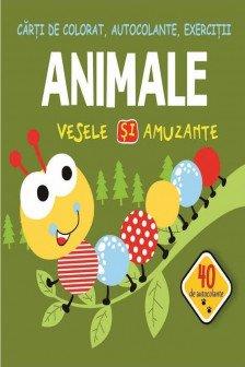 40 de autocolante Animale vesele si amuzante