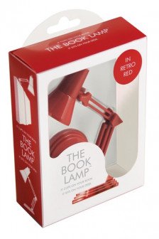 The Book Lamp: Retro Red