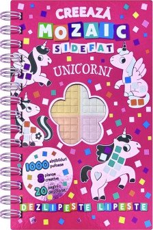 Unicorni. Mozaic sidefat