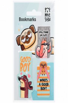 Закладки магнитные для книг 3шт. Good boy