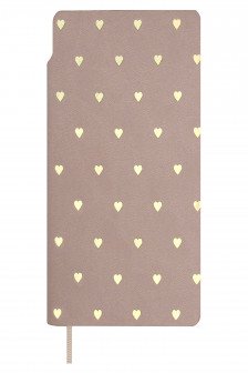 Записная книжка ESCALADA.ЗАМША БЕЖЕВЫЙ