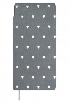 Записная книжка ESCALADA.ЗАМША СЕРЫЙ