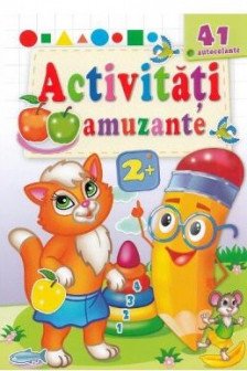 Activitati amuzante 2+ Pisica roscata+autocolante