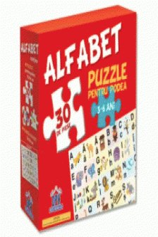 Alfabet - Puzzle pentru podea 50/70 + Afis 50/70  3-6 ani