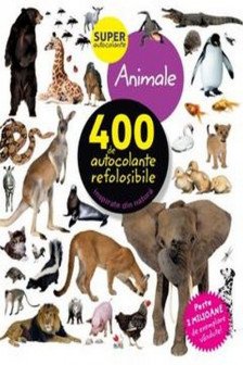 ANIMALE. 400 de autocolante refolosibile