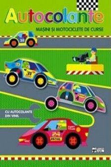 Autocolante cu masini si motociclete.