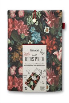 Bookaroo Books & Stuff Pouch Dark Floral