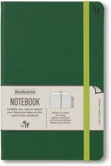 Bookaroo Notebook A5 Journal Forest Green