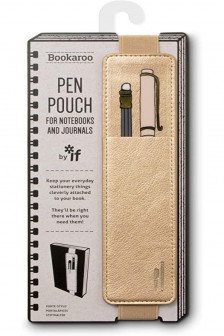 Bookaroo Pen Pouch Gold