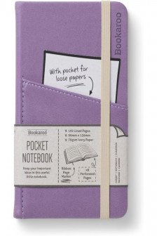 Bookaroo Pocket A6 Notebook Aubergine
