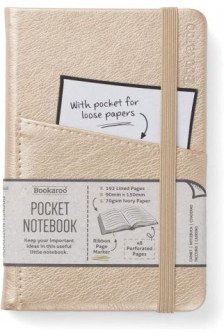 Bookaroo Pocket A6 Notebook Gold