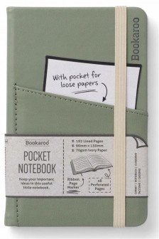 Bookaroo Pocket A6 Notebook Fern