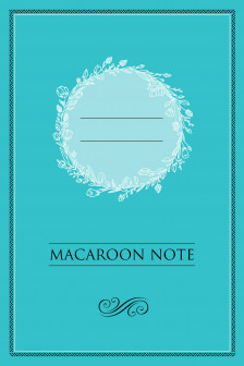 Блокнот с цветными страницами (мята)