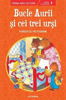 BUCLE AURII SI CEI TREI URSI. Poveste cu pictograme. Nivelul 1