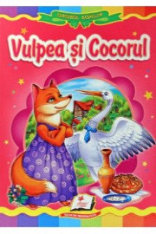 Carte carton. Vulpea si cocorul.