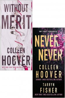 Colleen Hoover Collection 2 Books Set (Without Merit Never Never)