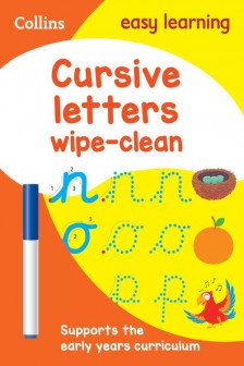 Collins Easy Learning: Cursive Letters Wipe-Clean Activity Book (Ages 3-5)