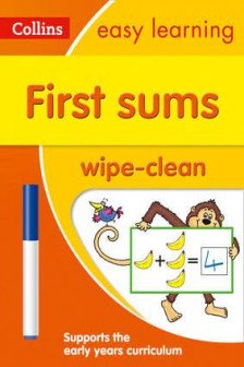Collins Easy Learning Preschool: First Sums Wipe Clean Activity Book