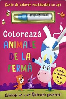 Coloreaza animale de la ferma