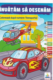 Coloreazа dupа numere Transportul
