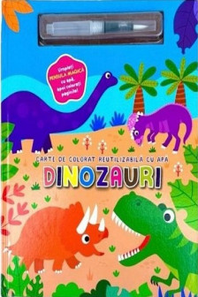 Dinozauri carte de colorat reutilizabila cu apa