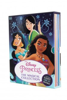 Disney Princess The Magical Collection 8 Books Box Set (Moana Mulan Pocahontas Tiana Ariel Belle Cinderella &amp; Jasmine)