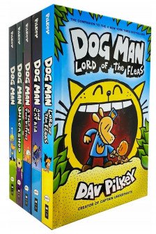 Dog Man Series 1-5 Books Collection Set
