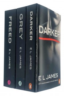 E L James Fifty 50 Shades of Grey Darker and Freed Classic Original Trilogy 3 Books Collection Set