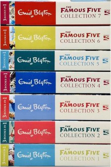 Enid Blyton Famous Five Series 7 Books Collection Set 21 Stories (3 Books in 1)