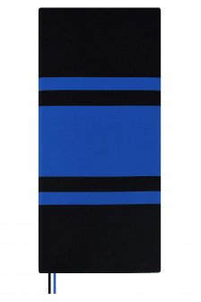 Ежедневник недатированный ESCALADA.СОФТ-ТАЧ ЧЁРНЫЙ/СИНИЙ