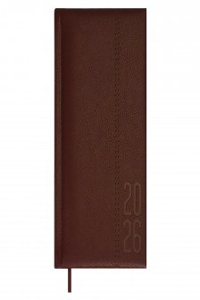 Еженедельник датированный 2026 ESCALADA НАППА КОРИЧНЕВЫЙ