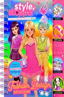 Fashion Design - carte de colorat