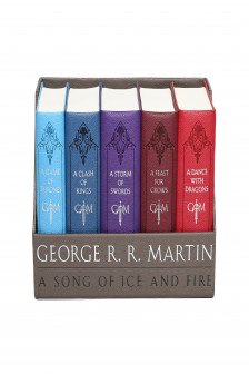 George R. R. Martin's A Game of Thrones Leather-Cloth Boxed Set (Song of Ice and Fire Series)