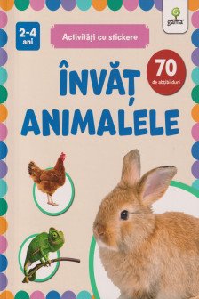 Invat animalele. Activitati cu stickere (2-4 ani)