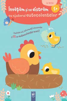 Invatam si ne distram cu ajutorul autocolantelor 5+ la ferma