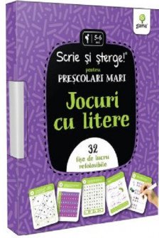 Jocuri cu litere • pentru prescolari mari