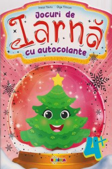 Jocuri de iarna cu autocolante 4+