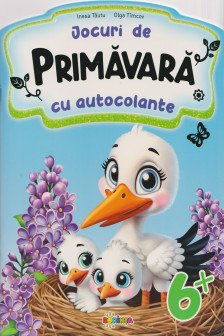 Jocuri de Primavara cu autocolante. 6+