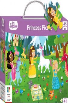 Junior Jigsaw 45 Piece Rebus. Princess Picnic