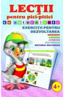 Lectii p/pici-pitici 4+ cu autocolante