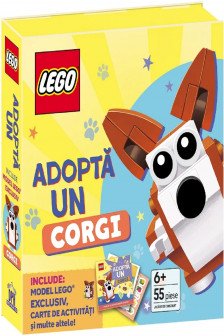 Lego &ndash; Adopta un Corgi. Activitati pentru micii iubitori de animale