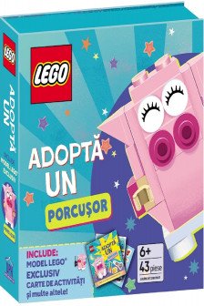 Lego &ndash; Adopta un Porcusor. Activitati pentru micii iubitori de animale
