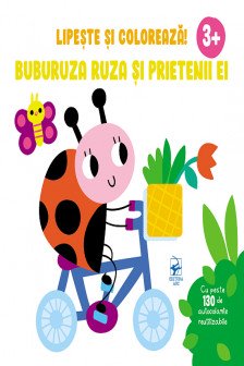 Lipeste si coloreaza 3+ Buburuza Ruza si prietenii ei