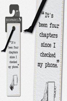 Literary Bookmarks: Checked My Phone