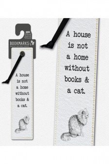 Literary Bookmarks: Books & a Cat